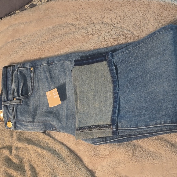 NEW KUT FROM THE KLOTH sienna high rise wide leg in medium base wash - Picture 5 of 5